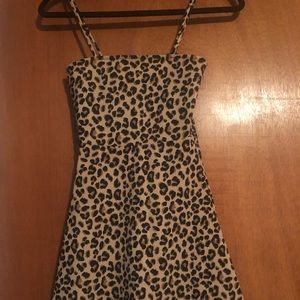 Cheetah skater dress